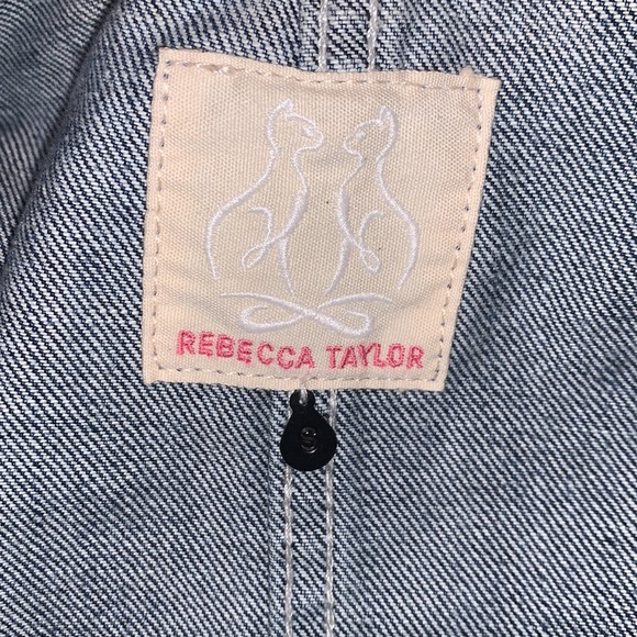 Rebecca Taylor denim vest NWT - Picture 7 of 7